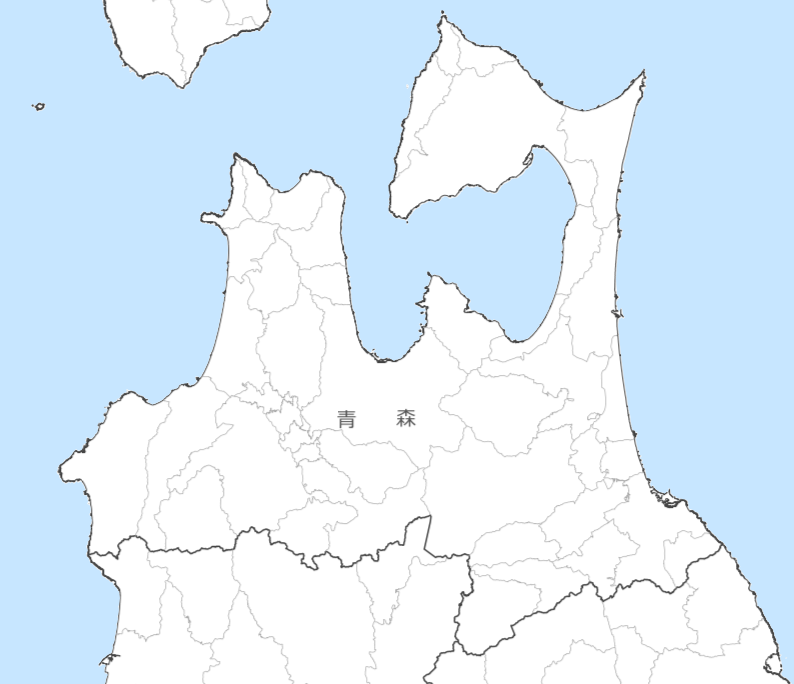 青森県の地図・場所