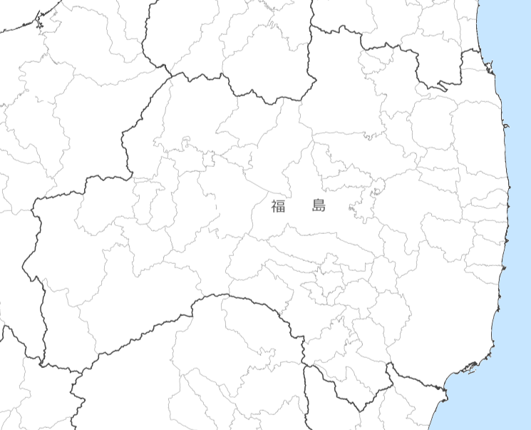 福島県の地図・場所