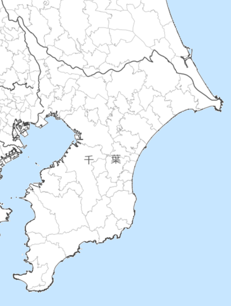 千葉県の地図・場所