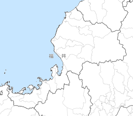 福井県の地図・場所