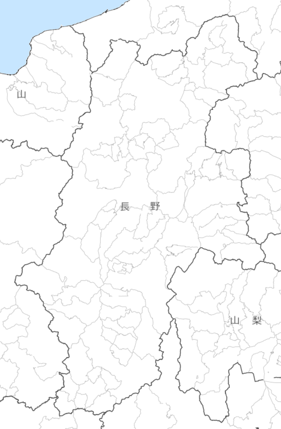 長野県の地図・場所