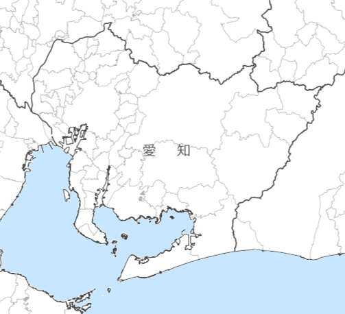 愛知県の地図・場所
