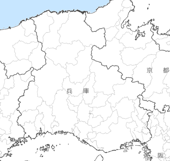 兵庫県の地図・場所