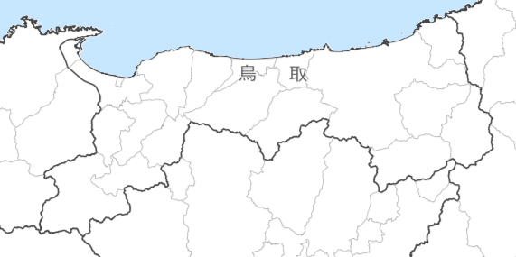 鳥取県の地図・場所