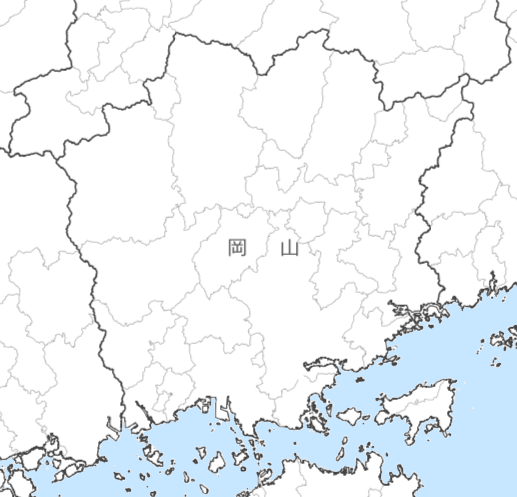 岡山県の地図・場所