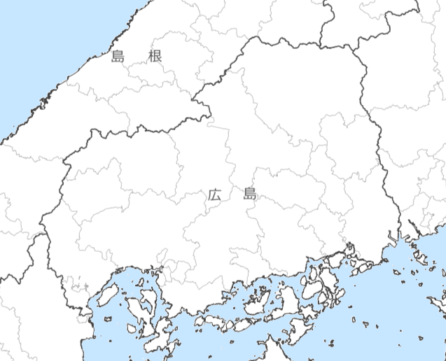 広島県の地図・場所