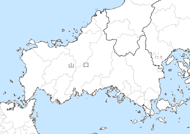 山口県の地図・場所